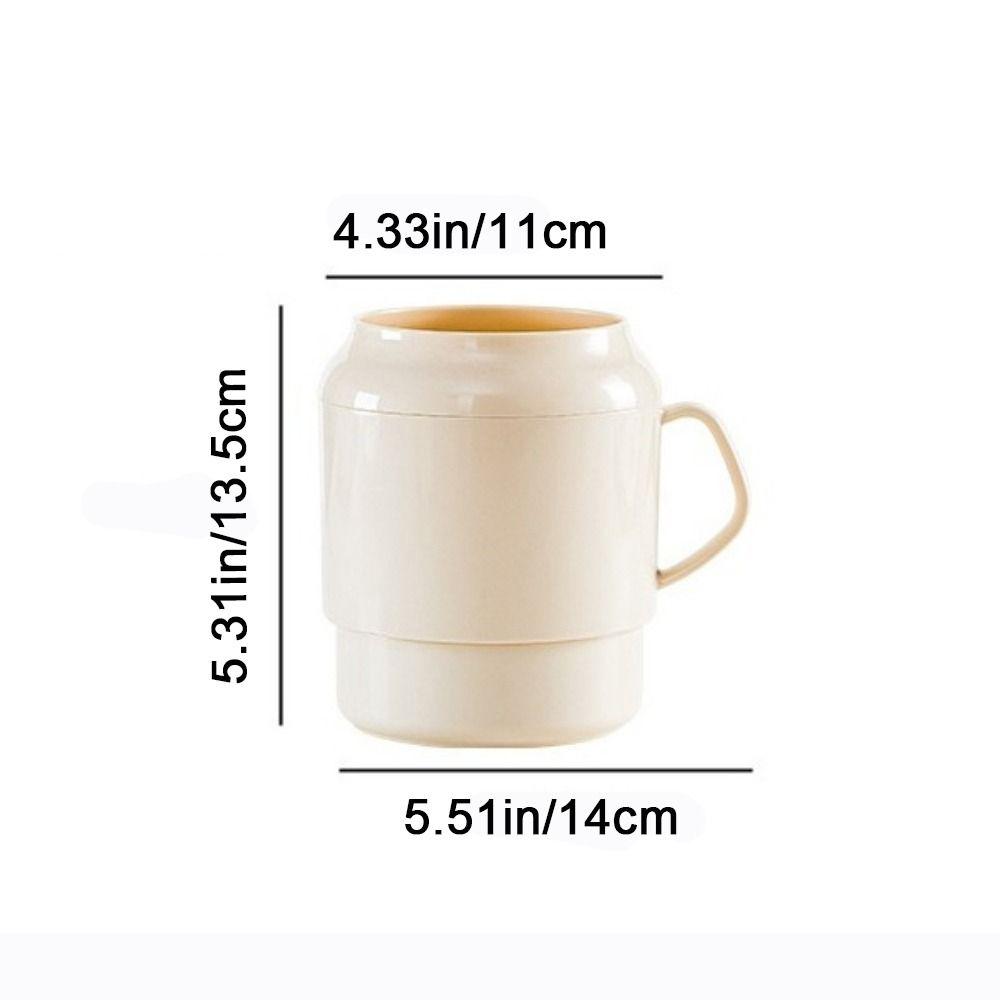 Plastic Double Layer Chopsticks Cage Detachable Large Capacity Cutlery Drain Rack Drainage with Handle Cutlery Organizer Kitchen