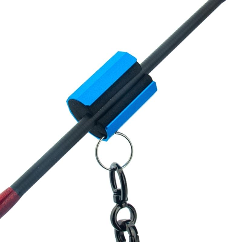 Fishing Tackle Accessories Portable Fishing Rod Clip Aluminum Fly Rod Holder Creek Rod Clip Wearable Fishing Rod Holder
