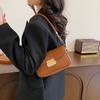 Trendy Small Crossbody Bag For Women Stylish Chain Shoulder Handbag In Black White Coffee Brown Colors