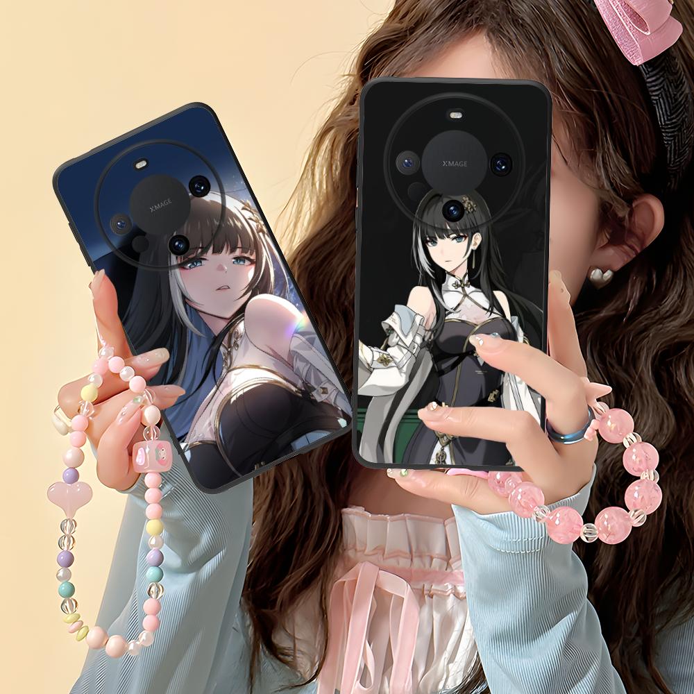 Wuthering Waves Baizhi Phone Case for Huawei Mate 60 50 40 30 20 10 Pro Plus Lite E 5G Soft TPU Shockproof Cover