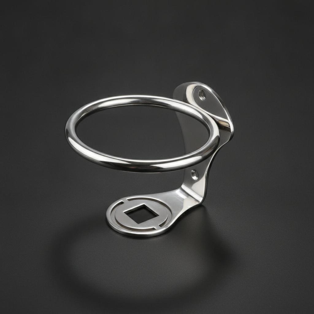 304 Stainless Steel Cup Holder Space-Saving for Yacht, Caravan