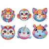 6/8Pcs Diamond Painting Magnets Refrigerator Butterfly Dog for Fridge Whiteboards Car Mailbox Decor for Adults Kids Beginners