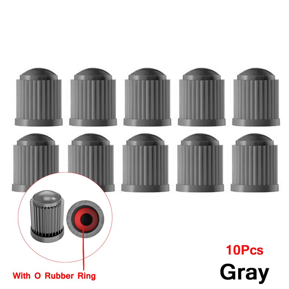 TPMS Tire Valve Caps with Rubber Seal Plastic Valve Dust Caps Covers for Car Motorbike Trucks Bike Bicycle Tyre Accessories Stem Caps1