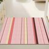 Opamine Stripe Wire Loop Doormat House Entrance Welcome Mat Rug Carpet Anti Dust Pad Outdoor Aesthetic Home Room Decor