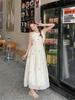 No Brand Butterfly Tie Dress With Polyester Fabric Summer College Style For Women