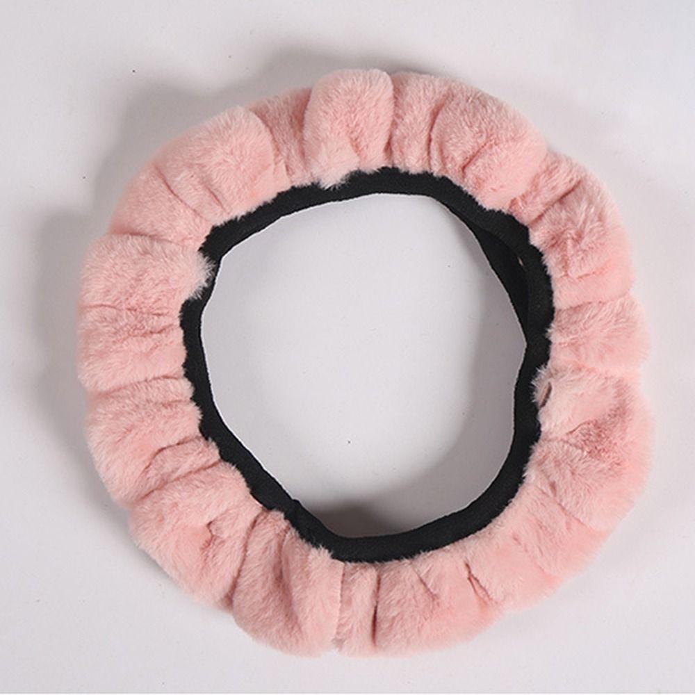 Soft Car Steer Wheel Protector Warm&Cozy Winter Teering Wheel Cover  Auto Decoration