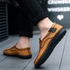 Size 38-48 Men's Moccasins Men's Shoes Men's Casual Shoes Handmade Leather Shoes Men's Loafers