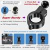 BRCOVAN Motorcycle Phone Mount Holder With Qi 15W Wireless Charger & PD/USB-C 20W Fast Charging Port, Waterproof Cellphone Cradle With Aluminum Alloy