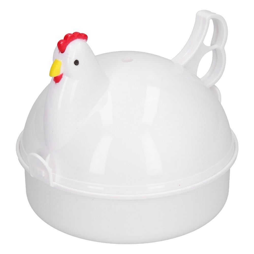 Chicken Shape Egg Cooker Rapid Eggs Steamer Kitchen Tool Microwave Egg Boiler  Home Kitchen