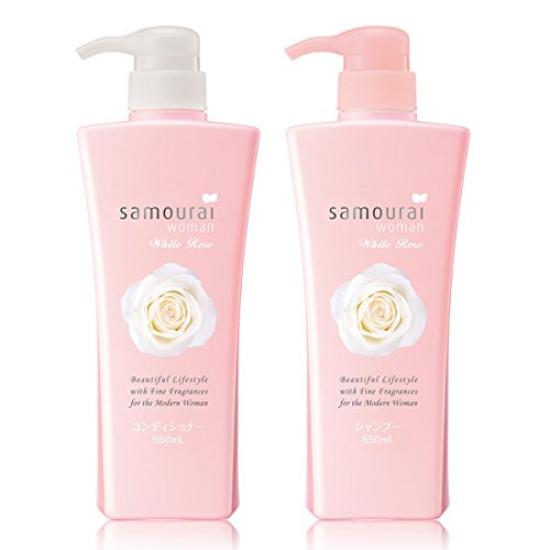 

Samurai Woman White Rose Shampoo Conditioner Set 550ml &