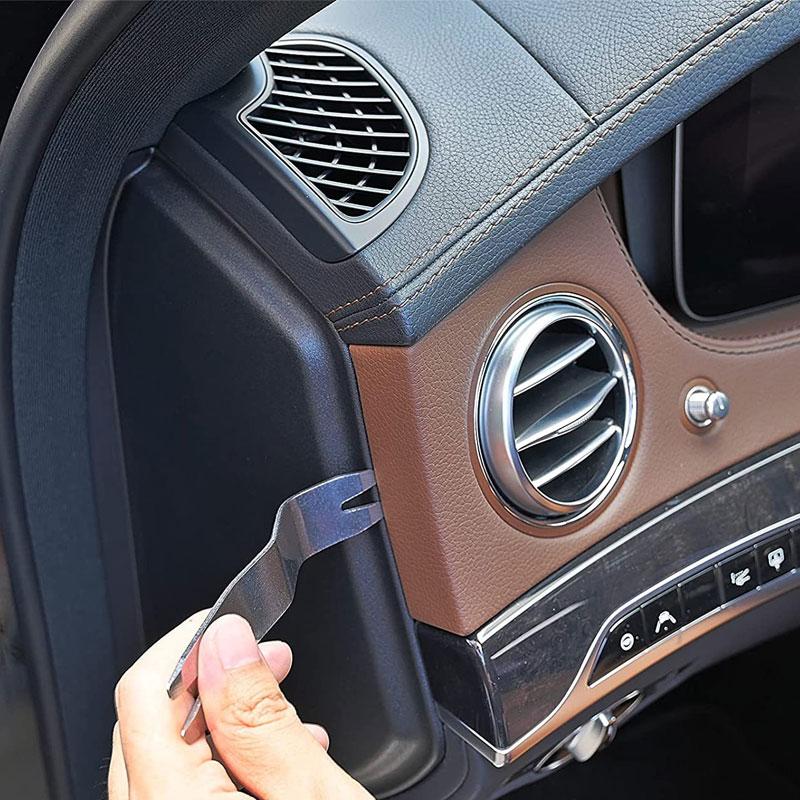 Portable Auto Door Clip Trim Removal Tools Kits Car Dashboard Audio Radio Panel Repair Metal Removal Pry Disassembly Tool