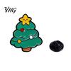 Holiday Party Favors Christmas Cartoon Enamel Brooch, Santa Claus Elk Snowman Tree Badge Pin, Scarves Decorative Pins Bags Clothes Accessory