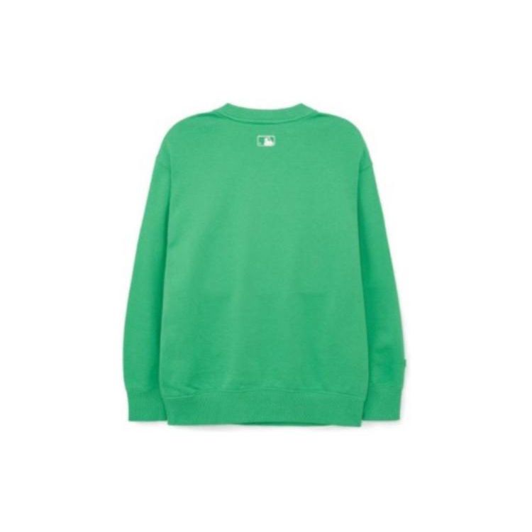 MLB Boston Red Sox Letter Embroidery Loose Fit Crewneck Long Sleeve Sweatshirt Men sweatshirt Green 3AMTD0131-43GNS