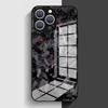 Echte geschmiedete Kohlefaser-Handyhülle für iPhone 16 15 14 13 12 Mini 11 Pro XS Max XR X SE 8 7 Plus Glas Weicher Rahmen Rückseite