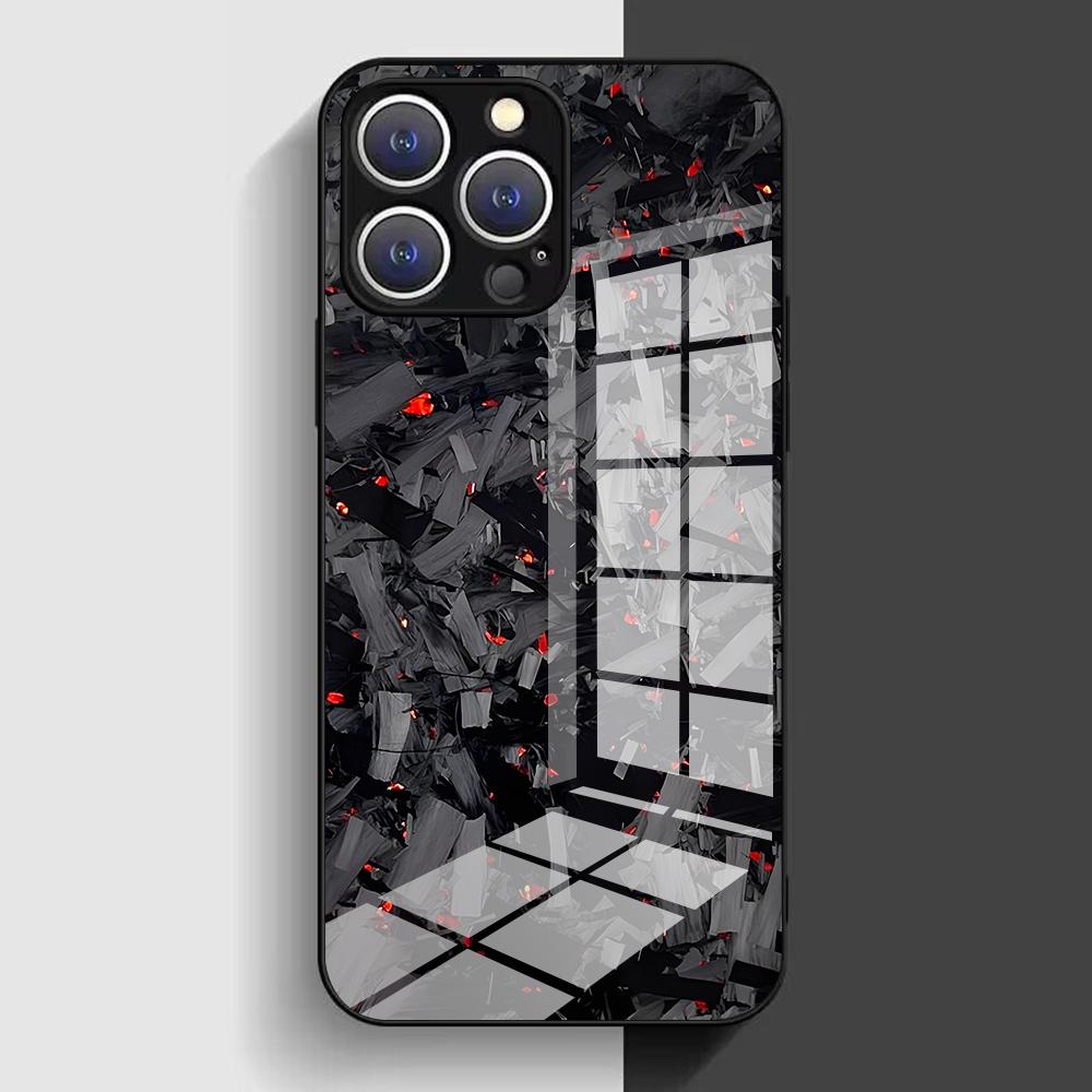 

Справжня вуглепластикова накладка для телефону Forged Carbon Fiber Для iPhone 16 15 14 13 12 Mini 11 Pro XS Max XR X SE 8 7 Plus Скло М яка Рамка Задня Кришка iPhone 11