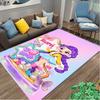 Kpop Dämonenjäger Druck Teppich, Multifunktionaler Bürostuhl Sofa Teppich, Leicht zu reinigender Teppich für Zuhause und Wohnbereiche