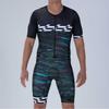 Tuta da Triathlon da Ciclismo Unisex Manica Corta Maglia Estiva Performance per Bici da Strada e Mountain Bike