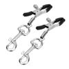 IKOKY 1 Pair Sex Toy for Couples SM Game Female Orgasm Sexy Breast Clamp Stimulator Teaser Games Metal Clips Nipple