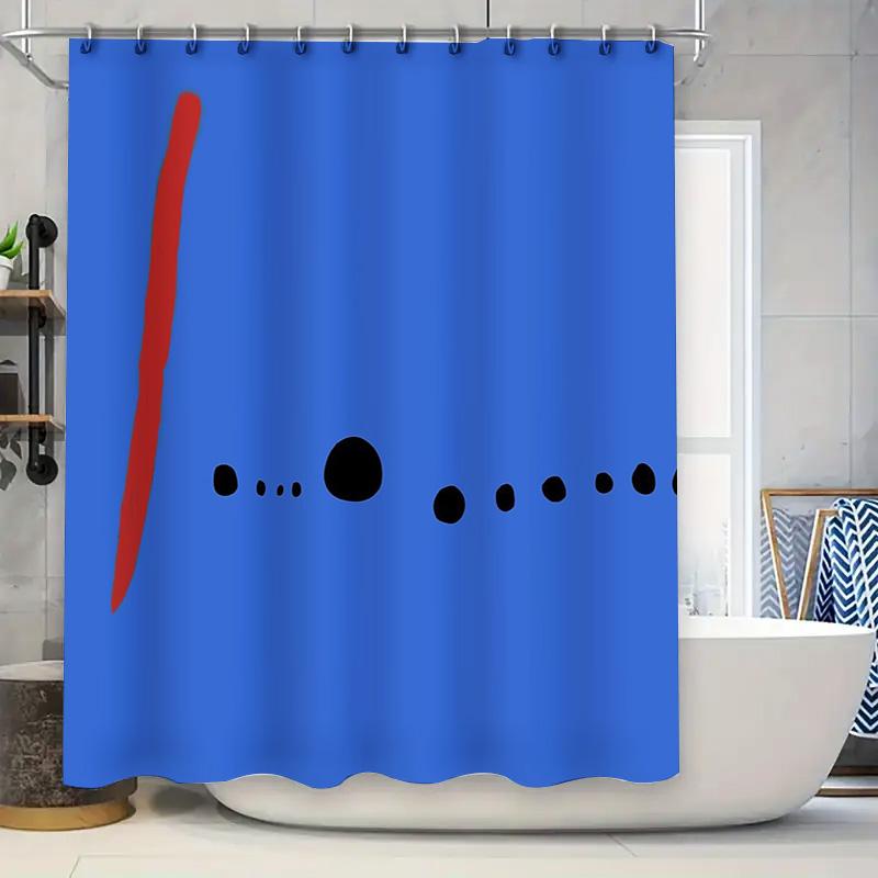

Shower Curtain Waterproof Abstract Art Modern Home Decor Bathroom Set Liner Vintage Patterned Backdrop Washable Fabric W60H190(CM)-1 Pcs
