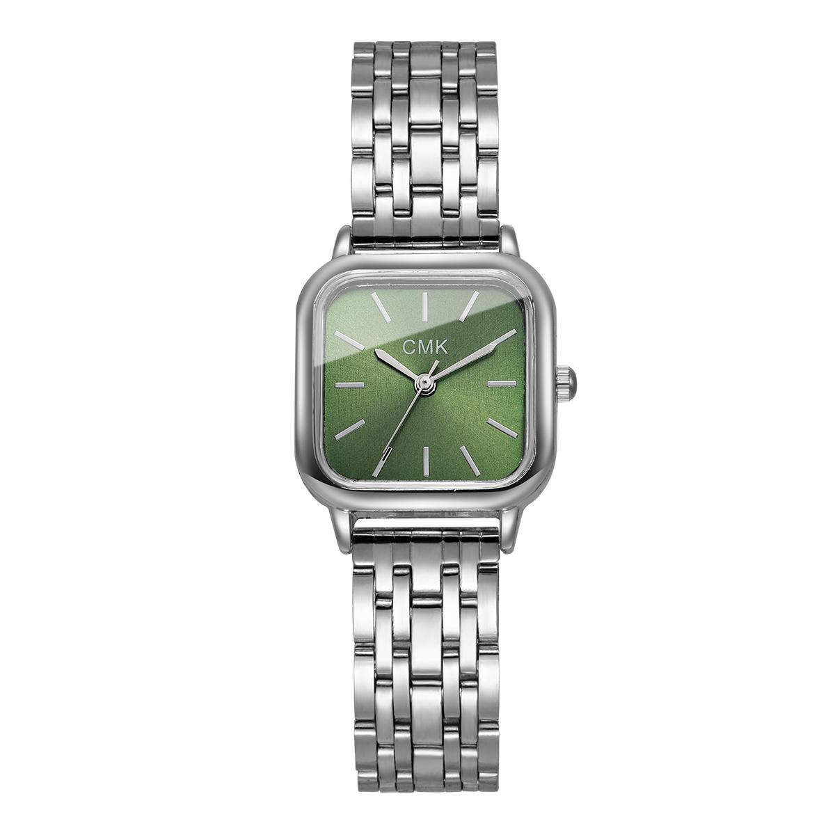 

Модные квадратные женские кварцевые часы, женские повседневные наручные часы со сплавным ремешком, часы для девушек, Reloj Mujer