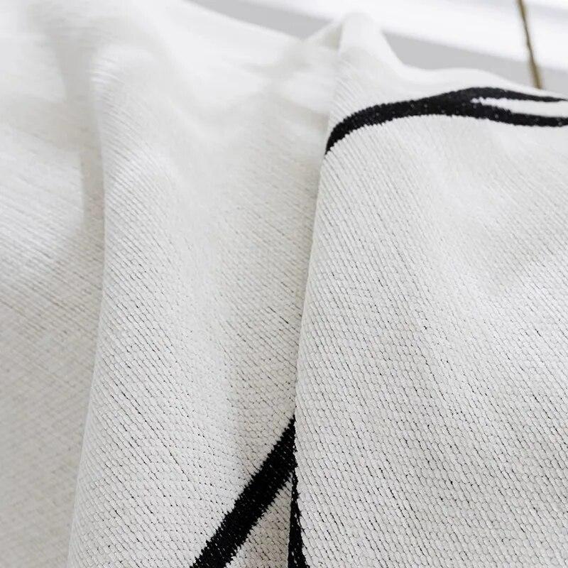 Nordic Tassel Throw Blanket Single Full Four Season Cotton Sofa Cover Dust Anti-cat Scratch Protection Cover Sofa Blanket Carpet