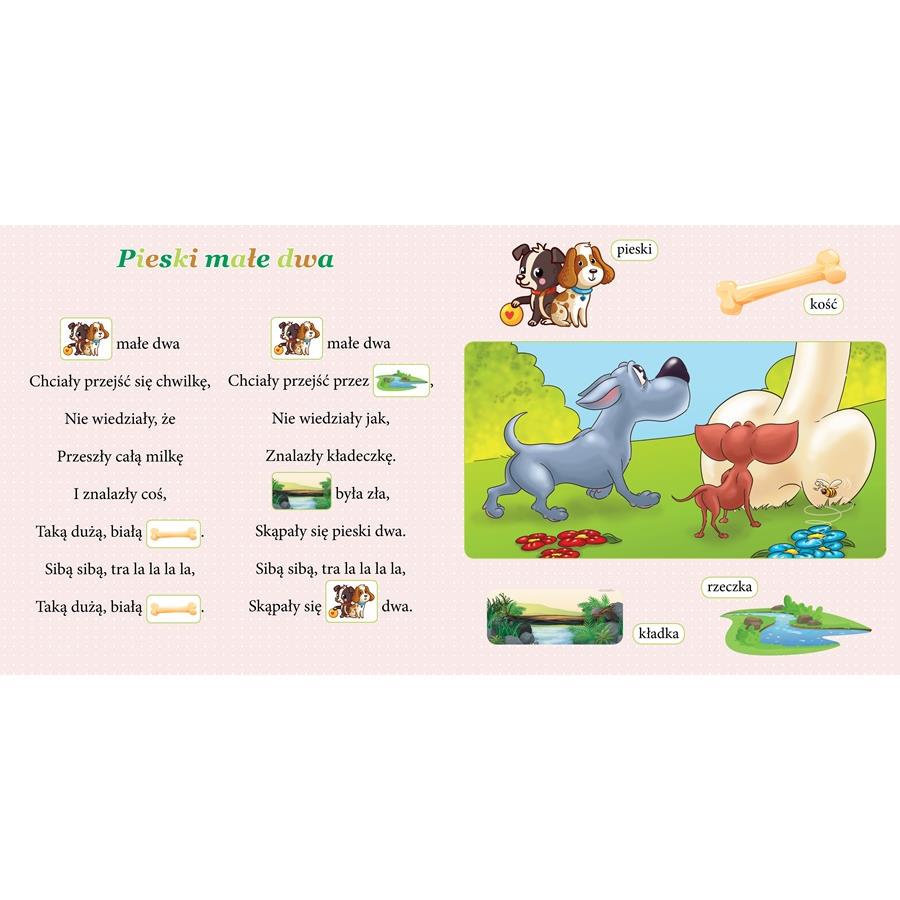 Poems with Pictures Little Dogs Two Nursery Rhymes for Children Book