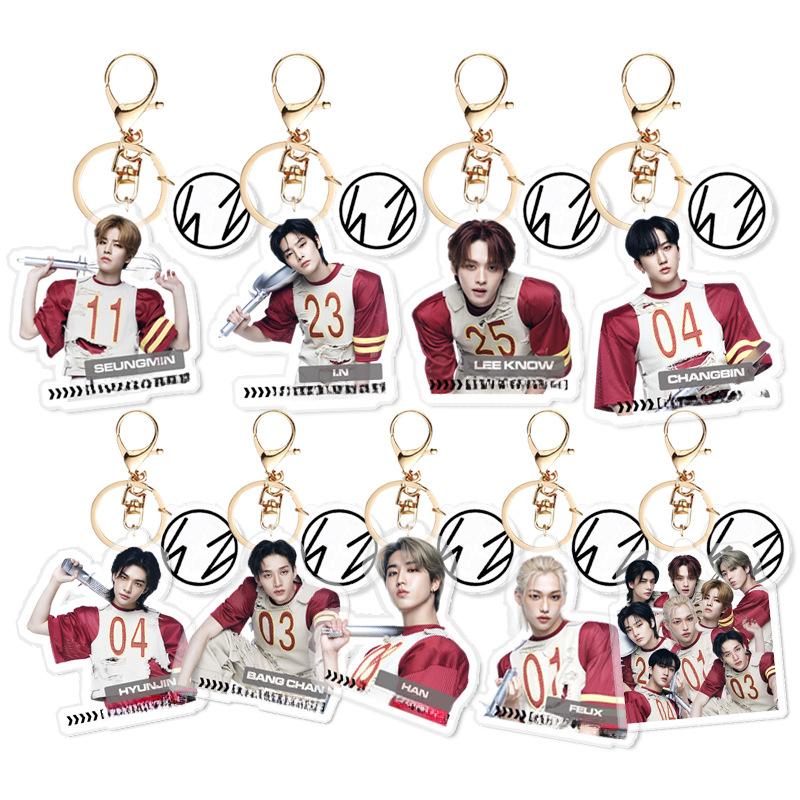 Kpop Acrylic Keychain Character Ornament ATE Keyring Handsome Five Star Chefs Bag MAXIDENT Pendant Mothers Day Accessories Gift
