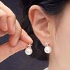 14K Gold Filled Pin Pentas Women's Daily Simple Pearl Earrings