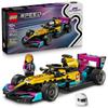 LEGO Speed Champions F1 Academy Race Car Toy for Kids Ages 10-12 with Mini Figures and Blocks