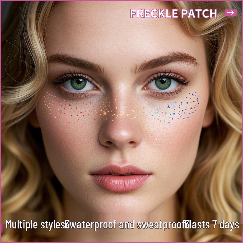 Waterproof Temporary Tattoo Stickers - Freckle, Heart, Butterfly Designs