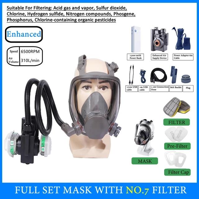 

Електричний згорнутий Chupply Semical Cas Tafety Mir Pespirator 6800 для промислового обличчя Palding Dull Weinting Rask Ipraying Work