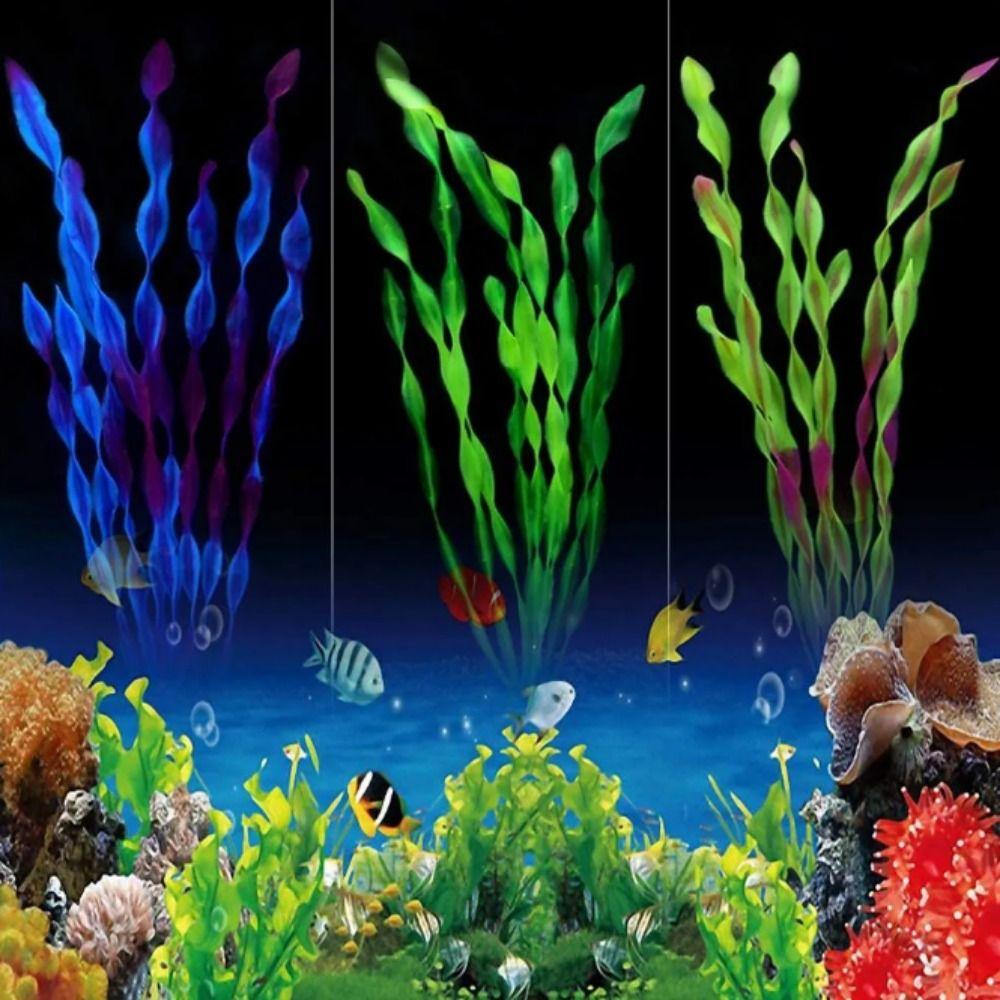 

Plastic Artificial Water Plant Simulation Water Weeds Ornament Aquatic Grass Fish Tank