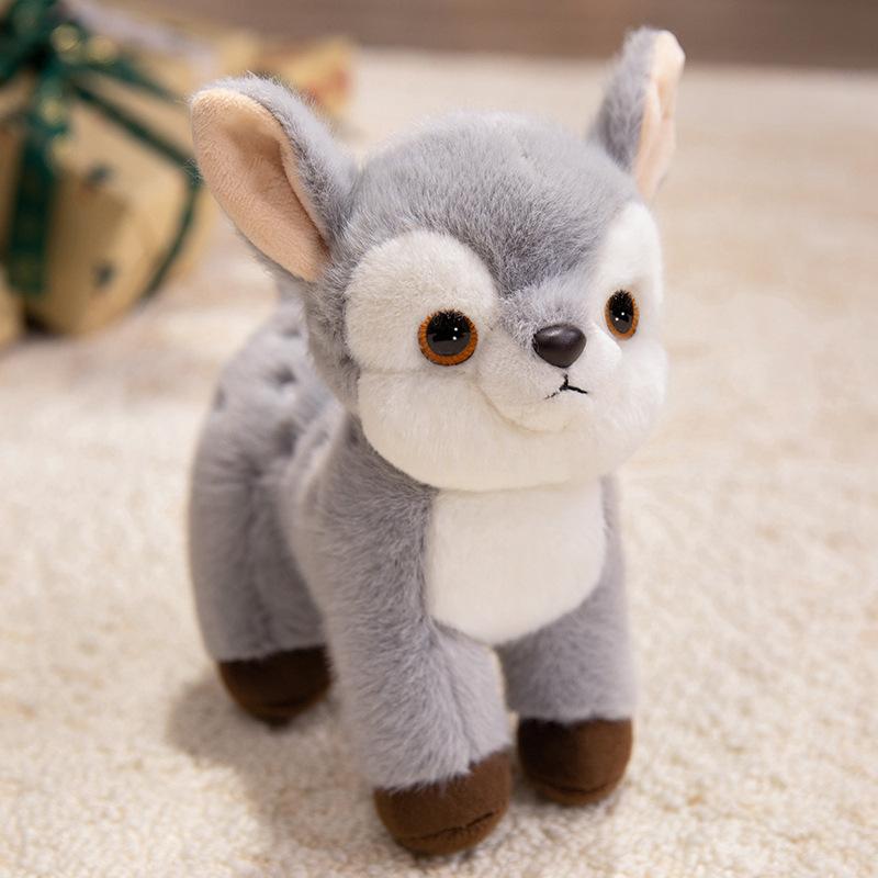 

Милая милая кукла-бегемотик, плюшевая игрушка, кукла-олененок сика, детская компания, успокаивающая подушка, тряпичная кукла 23cm