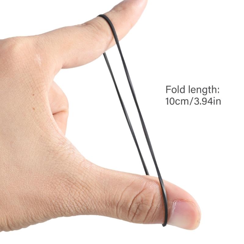 2PCS Replacement Rubber Belts for Sweeping Robot DE55/DE53/DN55 Fold Length 10CM Flexible