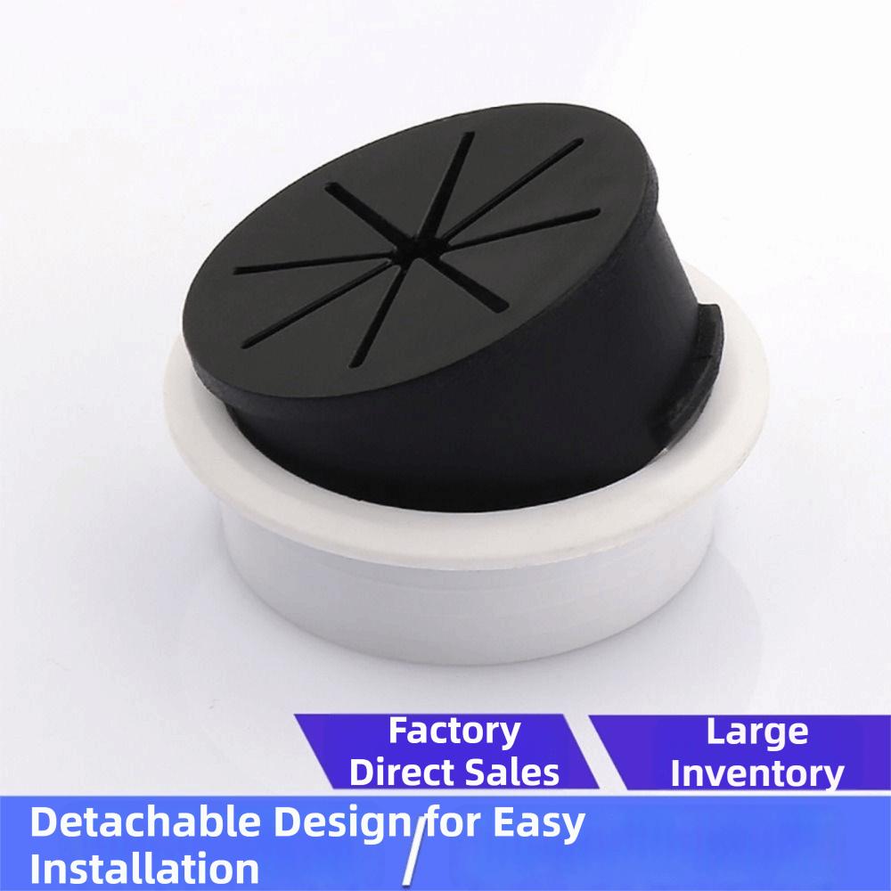 10Pcs Rubber Gasket Desk Cord Grommet Flexible Outlet Cable Passing Box  Office Table