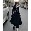 2026 Spring New Women's Fashion: French Retro Hepburn Style Slimming Dress