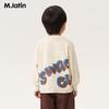 M.Latin Kids' Retro Print Long-Sleeve Cotton T-Shirt