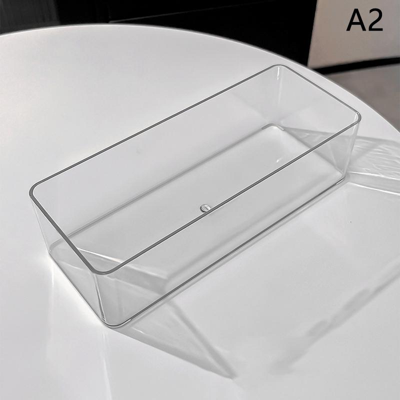 

1/3 Grid Nail Art Storage Box Transparent False Nail Tips Display Case Dustproof Organizer Empty Press On Nail Showing Holder