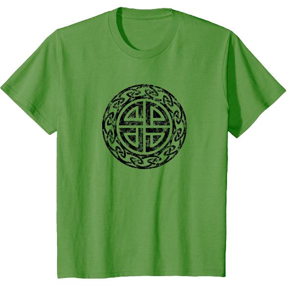 Vintage Protection Shield Knot Celtic Norse Viking T-Shirt T-Shirt