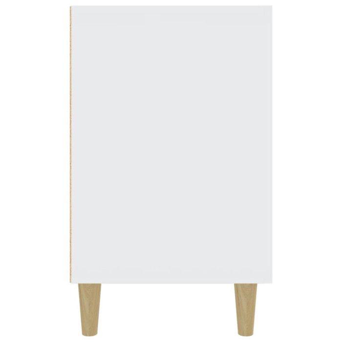 VidaXL Buffet Armoire de Rangement Organisateur de Maison Meuble de Rangement Armoire de Salon Intérieur Blanc 100x36x60 cm 812510