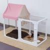 Clear Acrylic Pet Dog Enclosure for Small To Medium Breeds with Anti-Escape Design