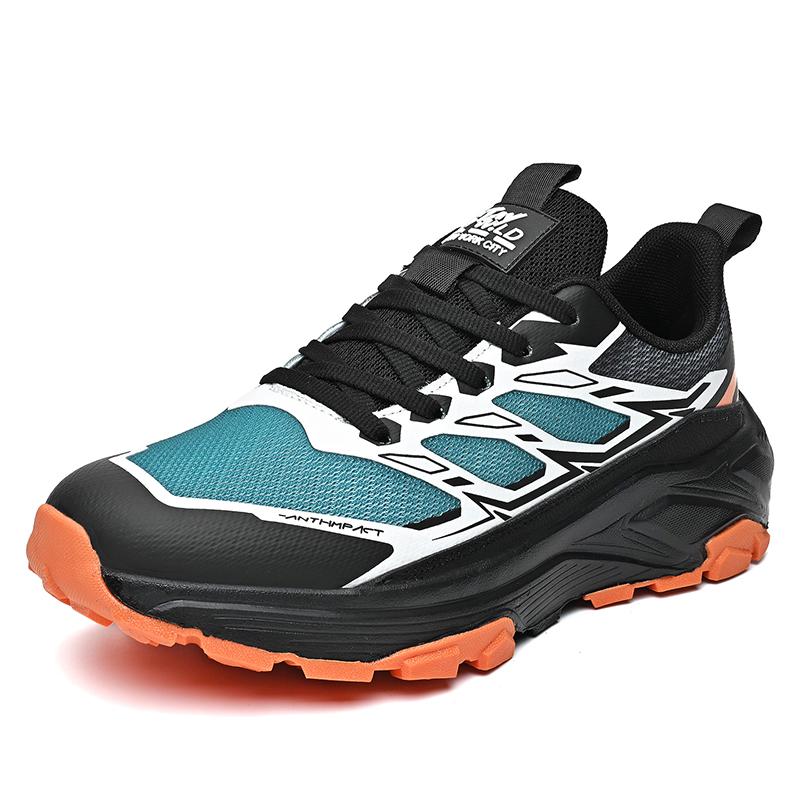 

Mens Hiking Shoes 2026 New Mesh Breathe Anti Slip Outsole Wear-resistant Comfortable Trendy Mountain Sports Shoes for Men 45