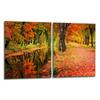 2x GLASS PROTECTIVE PLATE FOR STOVE 40x52 LANDSCAPE