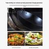 Traditioneller handgeschmiedeter 32 cm Gusseisen-Wok