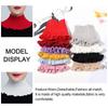 Ruffle Clothes Decoration For Girl Korean Style Fake Collar Women Bib Neck Guard Knitted Scarf
