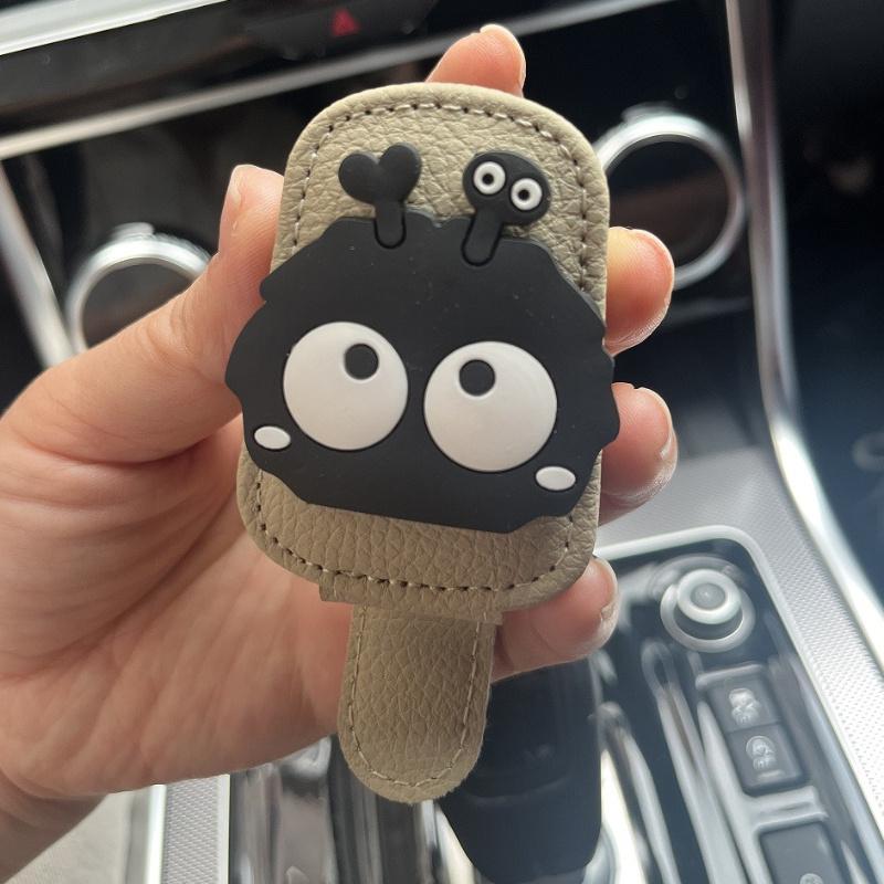 1pc Cute Coal Spirit Design Magnetic Glasses Holder - Stylish Strong Magnetic Stand for Glasses, Car Interior Accessory