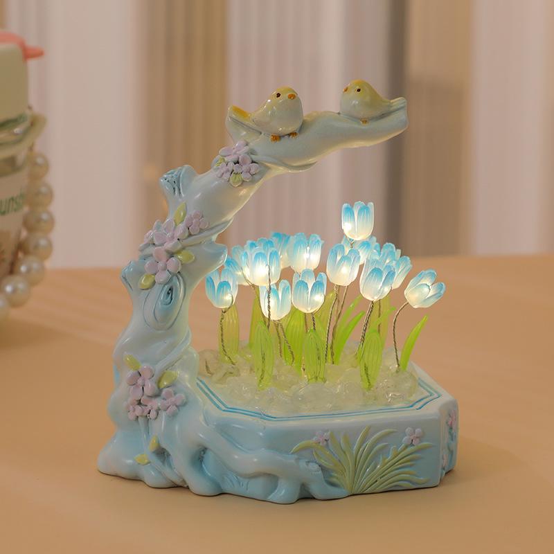 

Tulip Handmade Resin Night Light: Creative DIY Ornament for Festivals and Desktop Decor Full DIY Kit