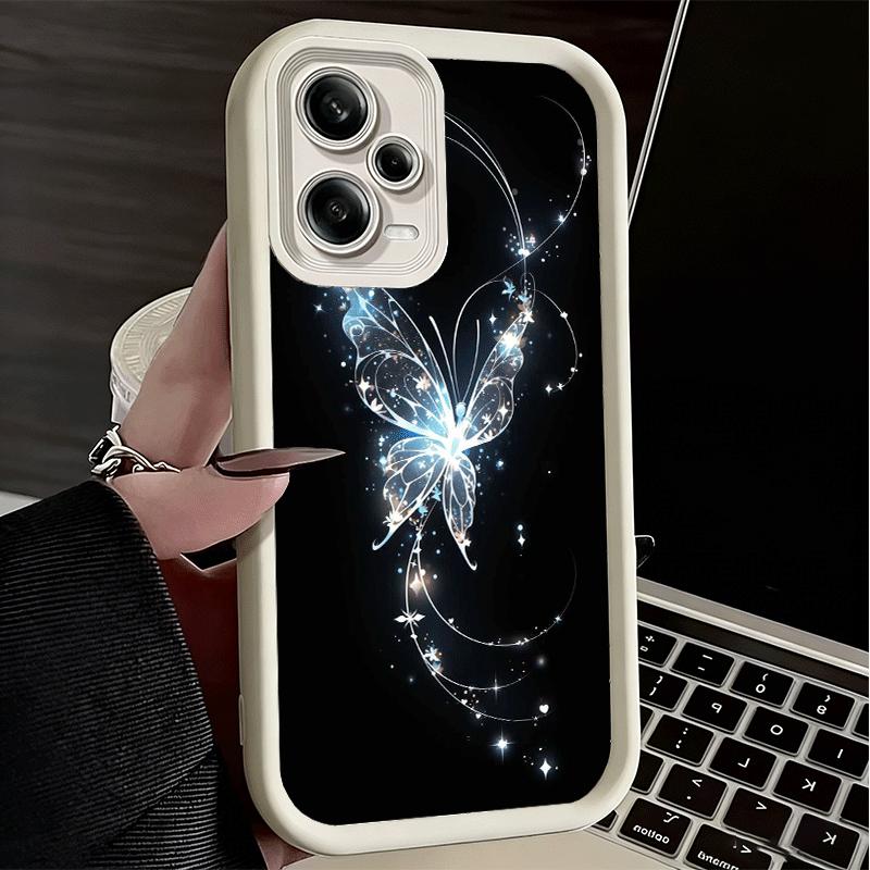 Phone Case for Xiaomi Redmi Note 15 14 13 Pro Plus Beautiful Purple Butterfly Shell 12S 11 11S 11T 5G 14S Soft Silicone Funda