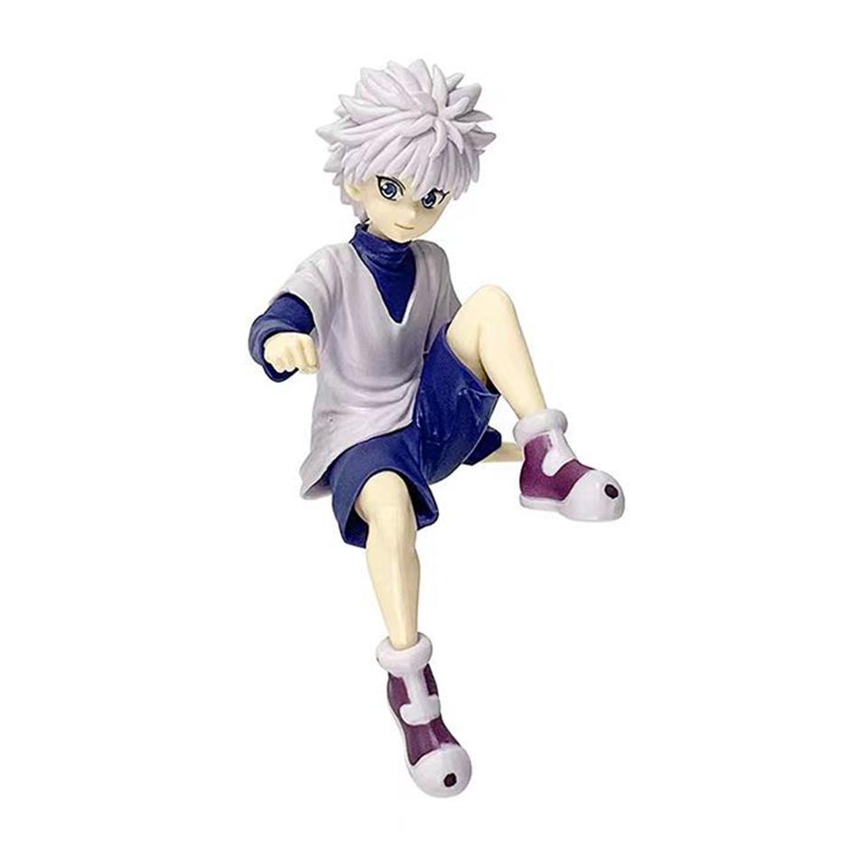 14-23cm Hunter x Hunter Chrollo Lucilfer Figura de Anime Trupe Fantasma Hisoka Figura de Ação Killua Zoldyck Kurapika Modelo Brinquedos