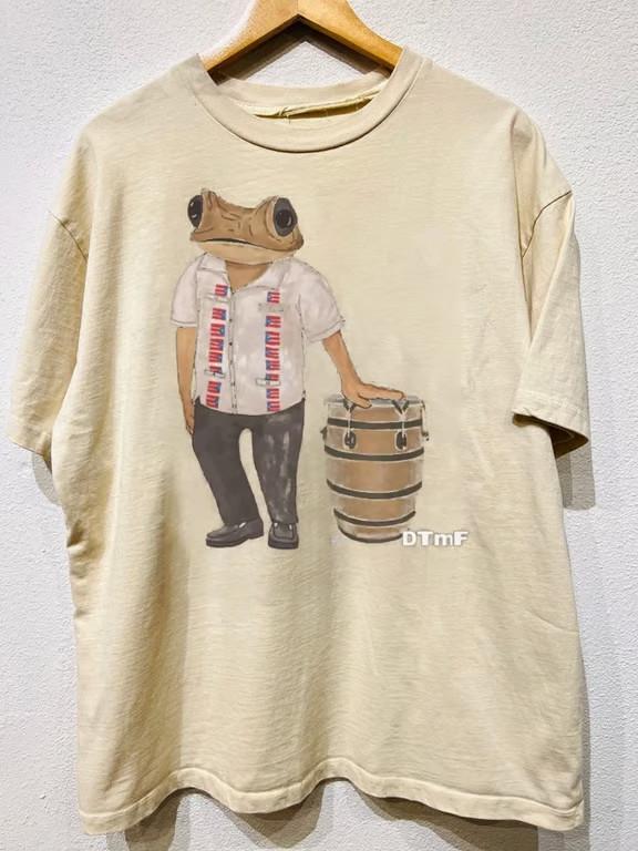 Bad Bunny DtMf Remake Sand Short Sleeve Graphic T shirt Unisex Unisex T-Shirt L